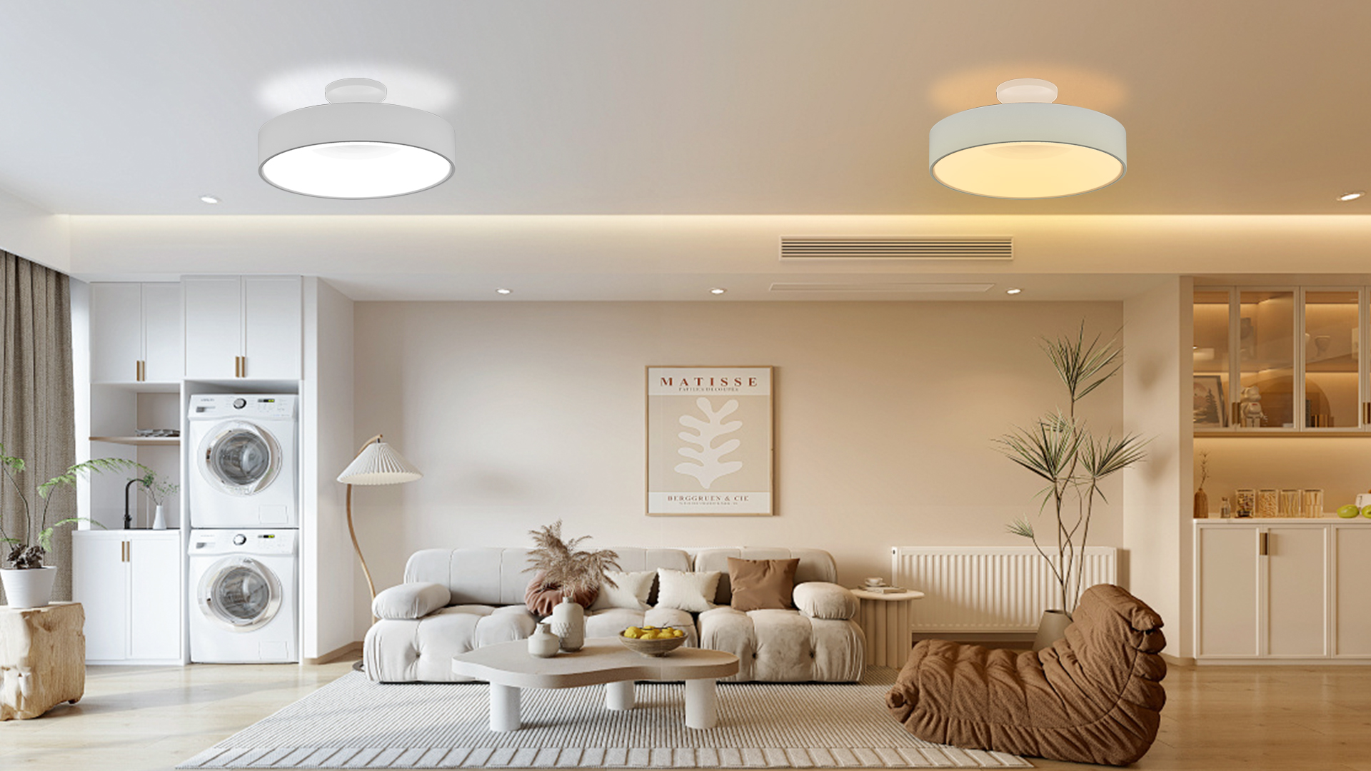 Amazon.co.jp : シーリングライト LED 間接照明 6畳 リモコン付き 12